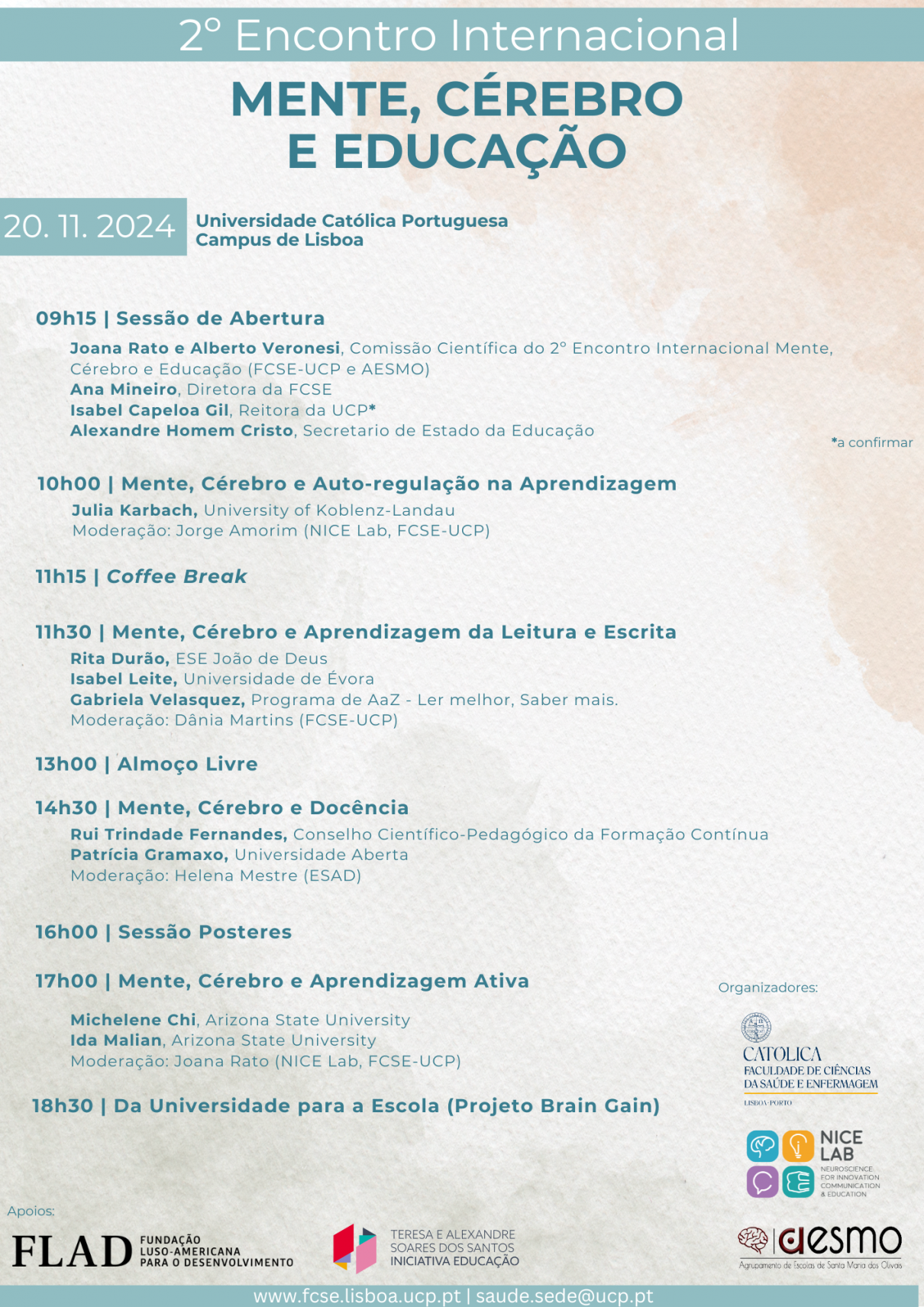 Programa "Mente, Cérebro e Educação"