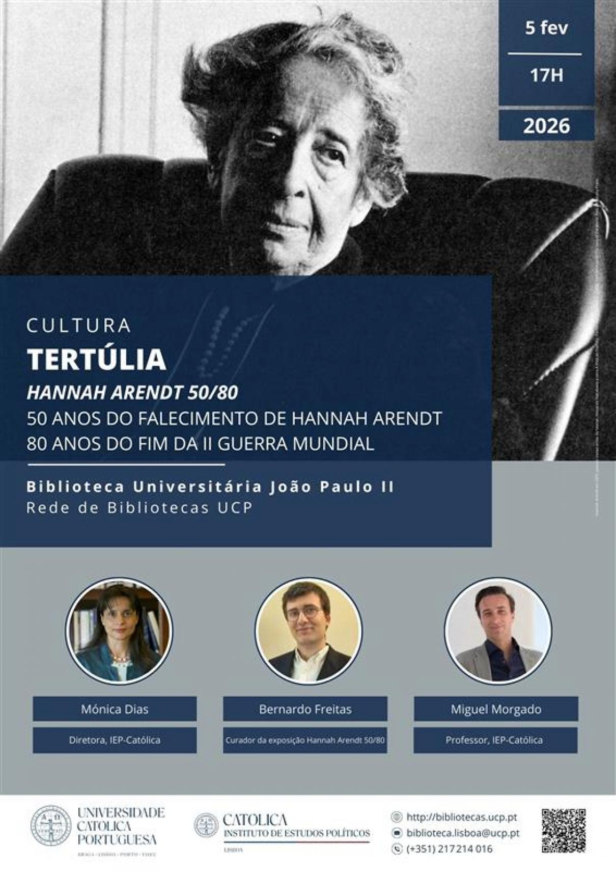 Tertúlia Hannah Arendt