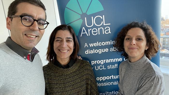 Fotografia de Paulo Dias, Marisa Carvalho e Diana Soares, na University College London