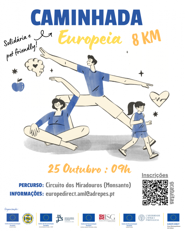 Caminhada Europeia _Cartaz
