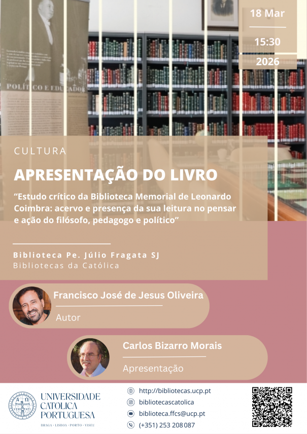 Cartaz Apresentação Livro Braga